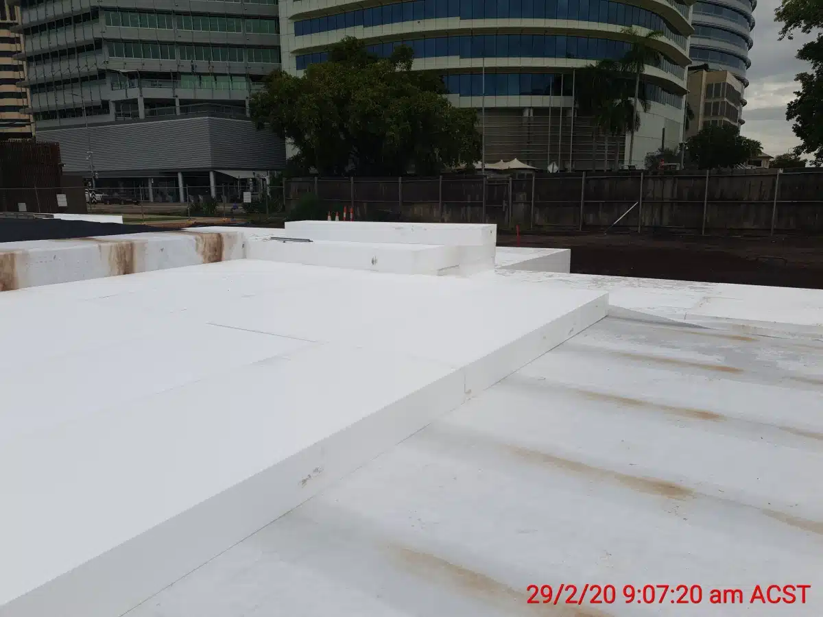 Geofoam blocks for Car Park Darwin